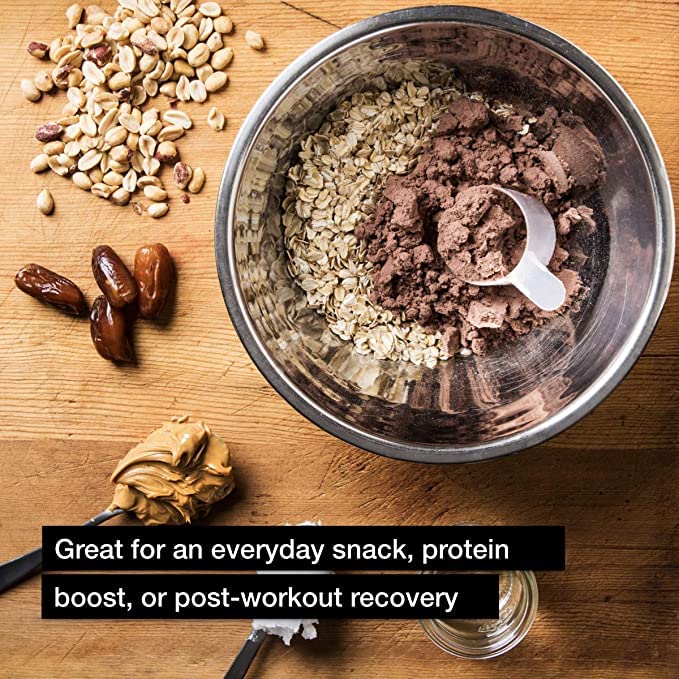 Muscle Milk Genuine Protein Powder, Chocolate, 4.94 Pound, 32 Servings, 32g Protein, 2g Sugar, Calcium, Vitamins A, C & D, NSF Certified for Sport, Energizing Snack, Packaging May Vary