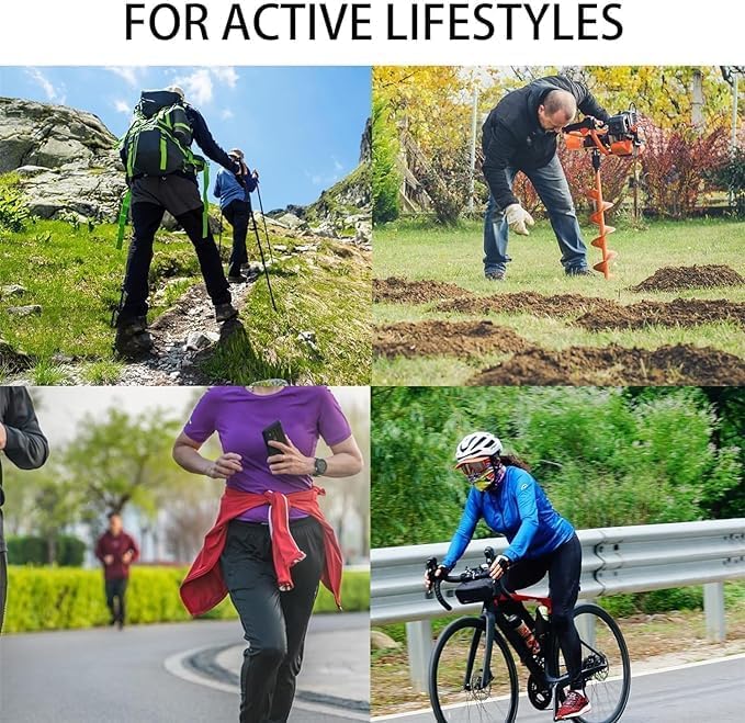Comfysfit StretchActive Unisex Ultra Stretch Quick Drying Pants for Women Men, Waterproof & Breathable
