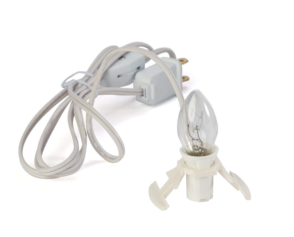 Creative Hobbies Ready to Paint Ceramic Bisque, Large 15.5" Christmas Tree & Base - Light Up! - Electrical Cord, Bulb, Multi-Colored Twists, & Star Included