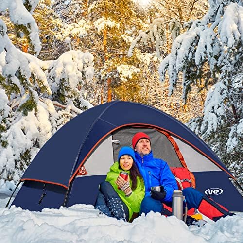 Camping Tent 2 Person, Waterproof Windproof Tent with Rainfly Easy Set up-Portable Dome Tents for Camping…