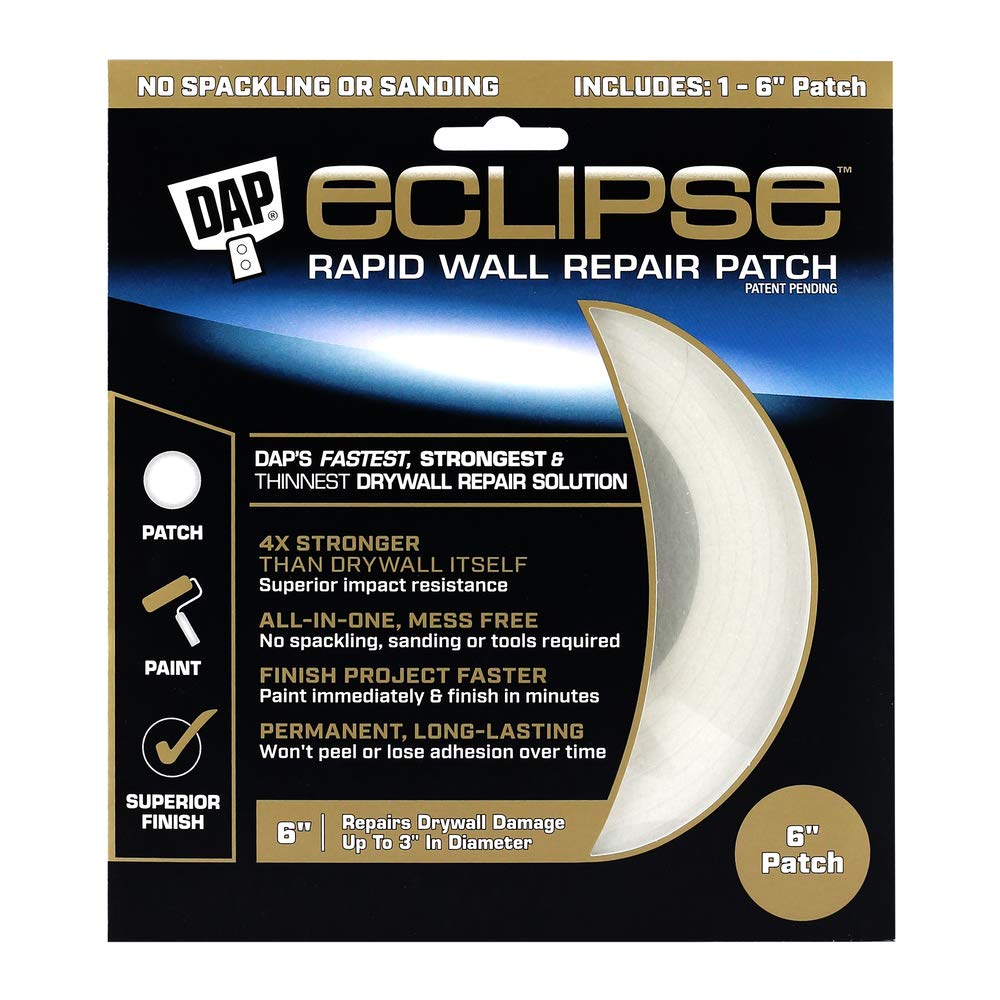 DAP Eclipse Rapid Wall Repair Patch, 6 in (7079809165)