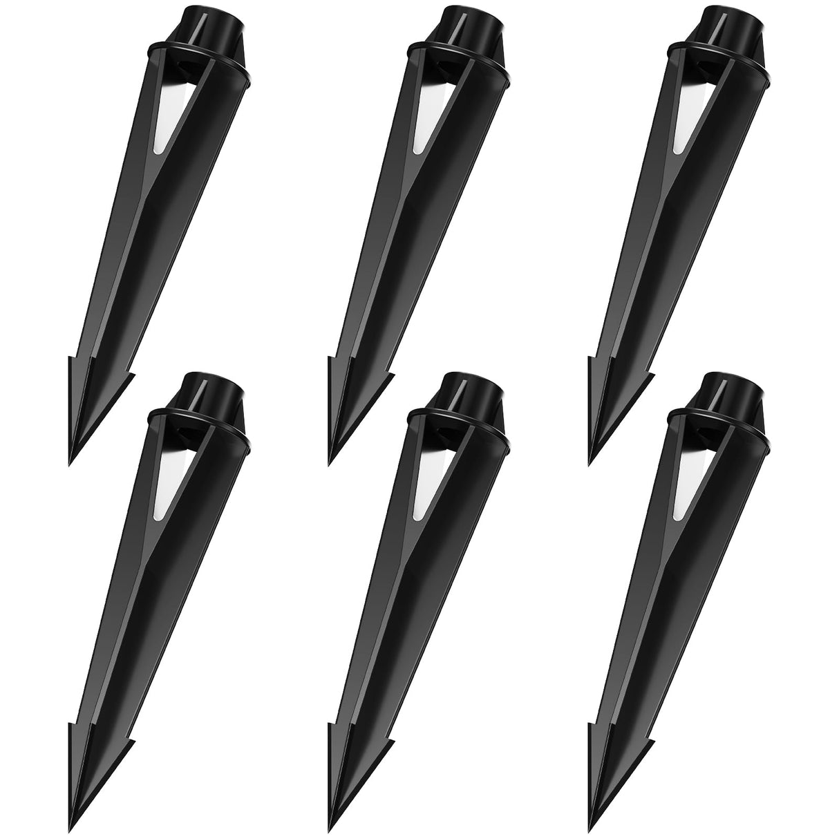 Cheopha Landscape Light Stakes Replacement 1/2 NPT Female Thread ABS 6-Pack