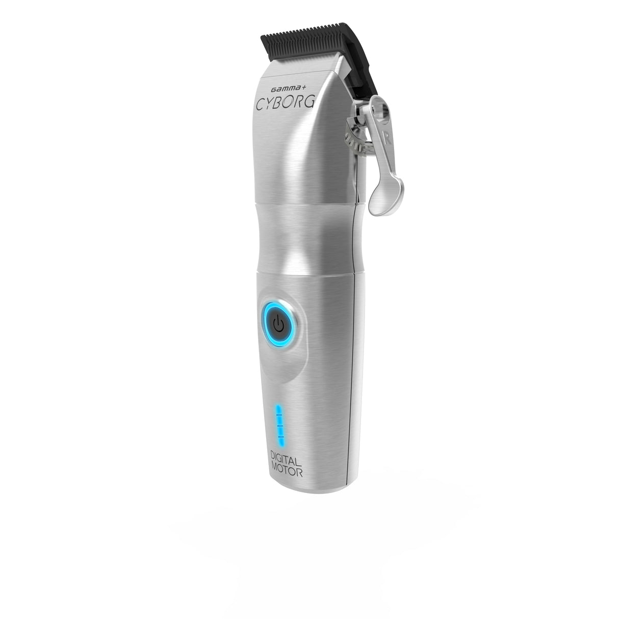 GAMMA+ Cyborg Professional Metal Cordless Ergonomic Hair Clipper with Digital Brushless Motor
