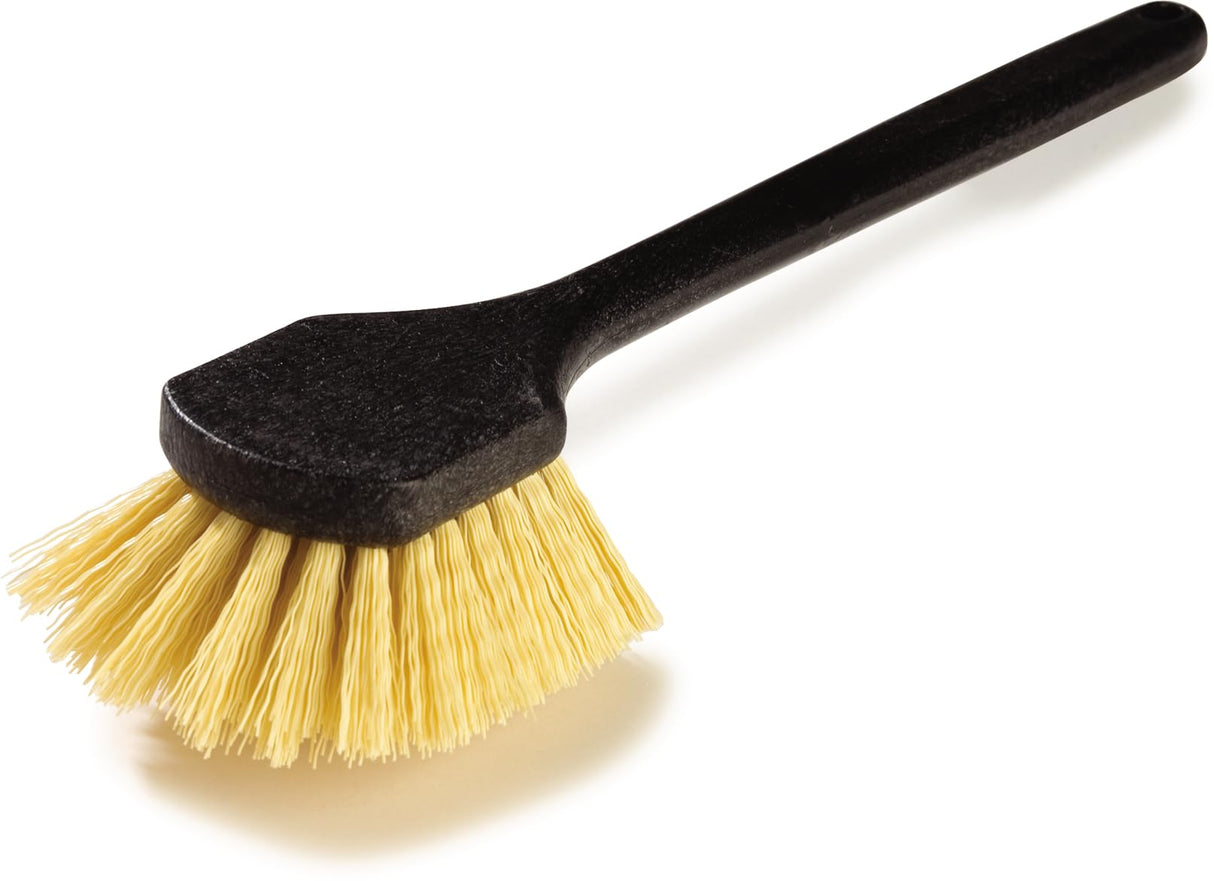 SPARTA 20-Inch Utility Scrub Brush Heavy-Duty Cleaning Tool with Chemical-Resistant Polypropylene Bristles, BPA-Free for Kitchens, Healthcare, and Warehouses, 20 Inches, Black