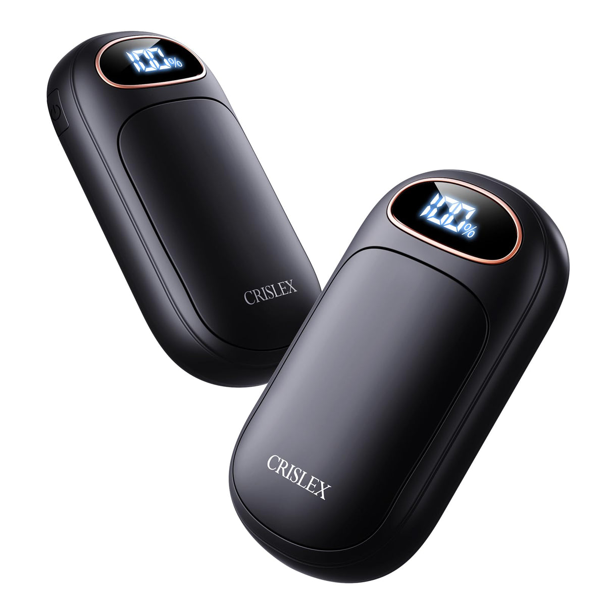 Hand Warmers Rechargeable 2 Pack, Smart LED Display, Long-Lasting Safe Warm