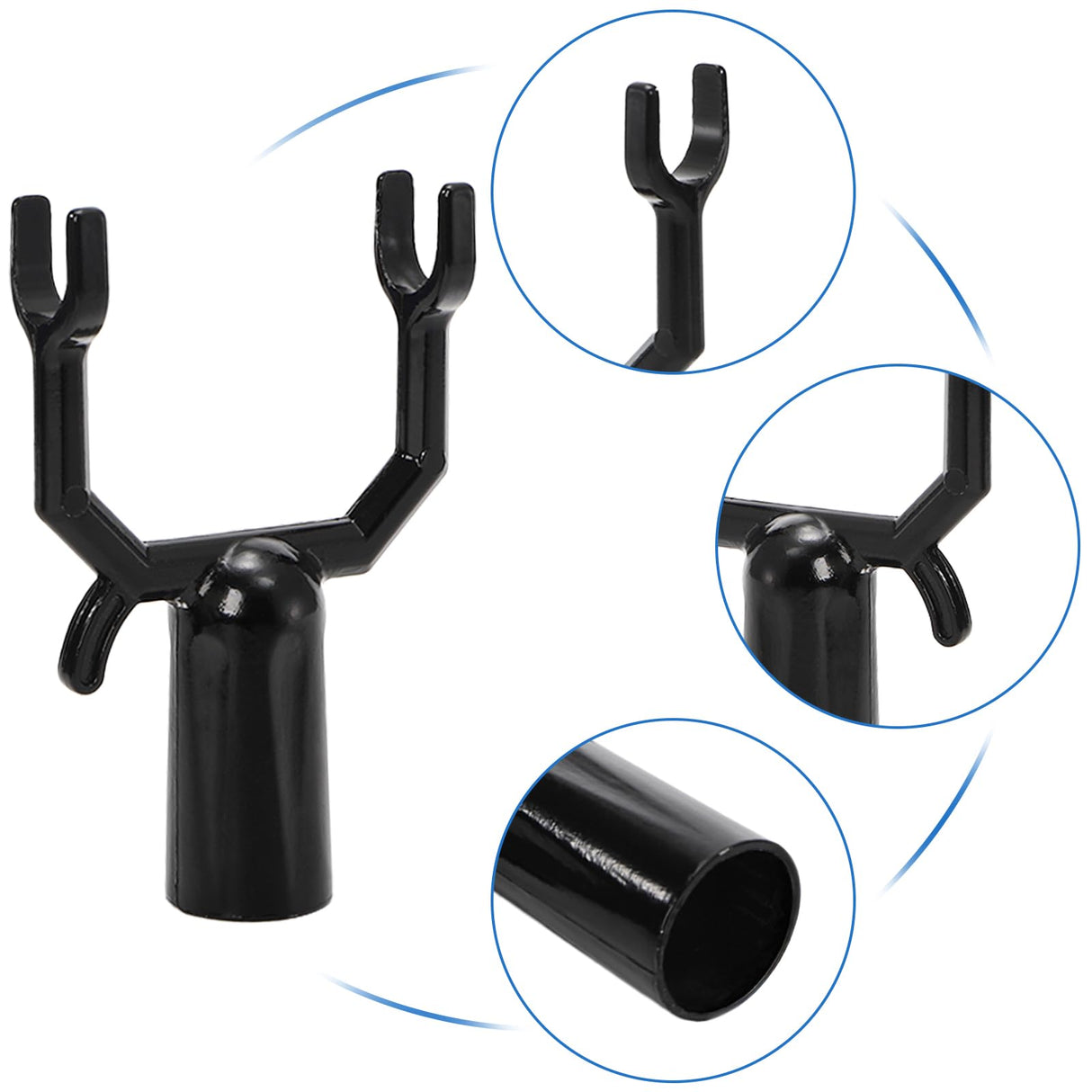 Coloch 20 Pack Metal Tree Branch Support, Y-Shape Tree Crutch Holders Plant Straightening and Leaning Kit Propping Up Branch Spreaders for Fruit Trees, Garden, Fit 0.75 in Round Pole