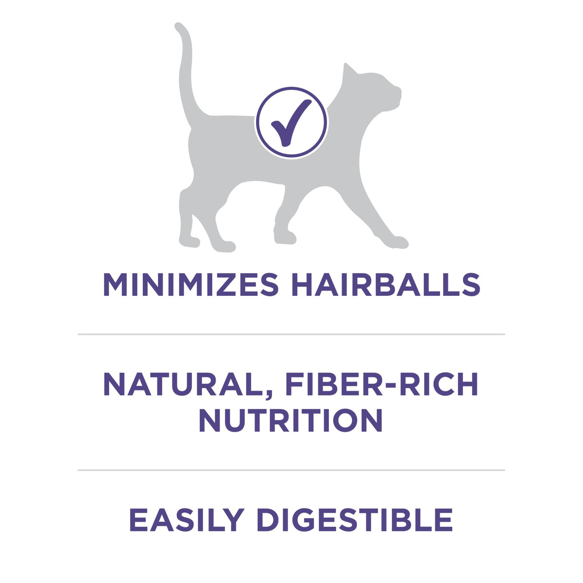 Purina ONE Natural Hairball Control Dry Cat Food, 7 lb Bag