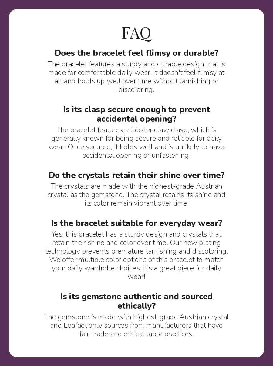 Leafael Infinity Love Heart Gift Bracelet for Women, March & December Birthstone Crystal, Light Sapphire Blue, Silver Tone Birthday Jewelry for Her, Mom, and Wife, 7-inch Chain and 2-inch Extender