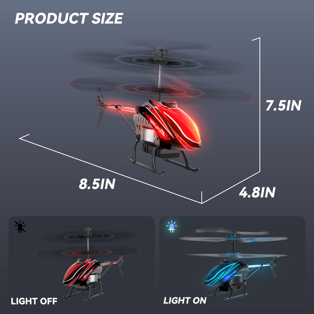 BUSSGO RC Helicopter, Remote Control Helicopter for Kids