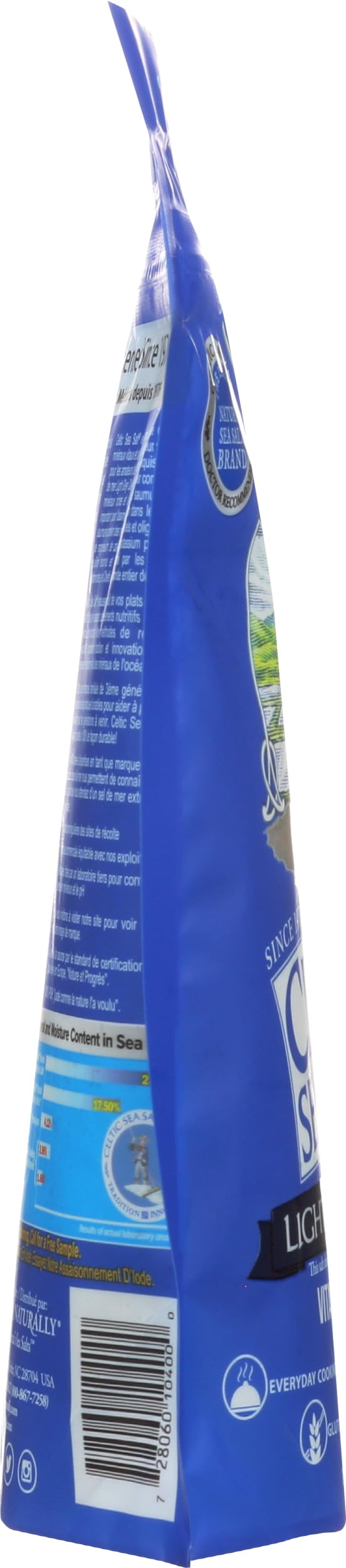 Celtic Sea Salt, Light Grey Pouch, 8 oz