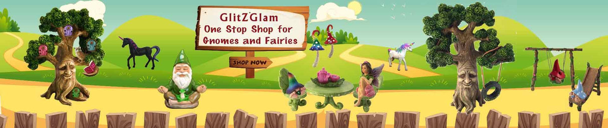 GlitZGlam KOI Miniature Pond for Fairy Garden - Enchanted Garden Accessories