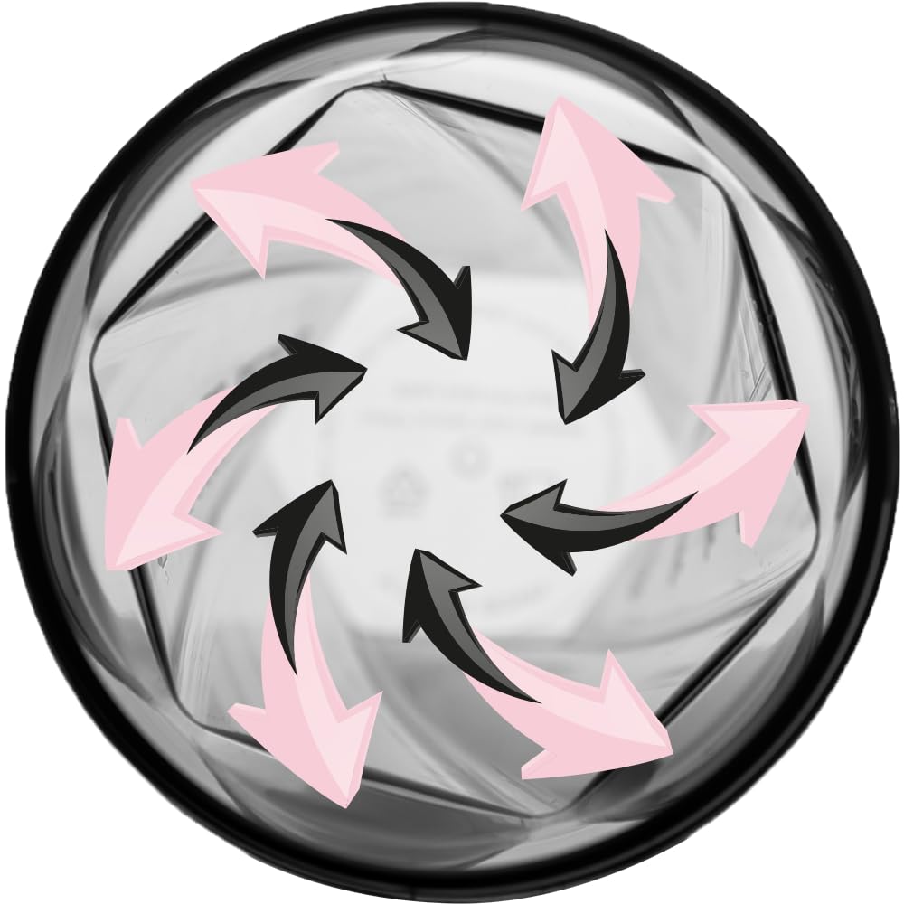 HELIMIX 1.5 Vortex Blender Shaker Bottle Holds Upto 20oz | No Blending Ball or Whisk | USA Made | Portable Pre Workout Whey Protein Drink Shaker Cup | Mixes Cocktails Smoothies Shakes | Top Rack Safe