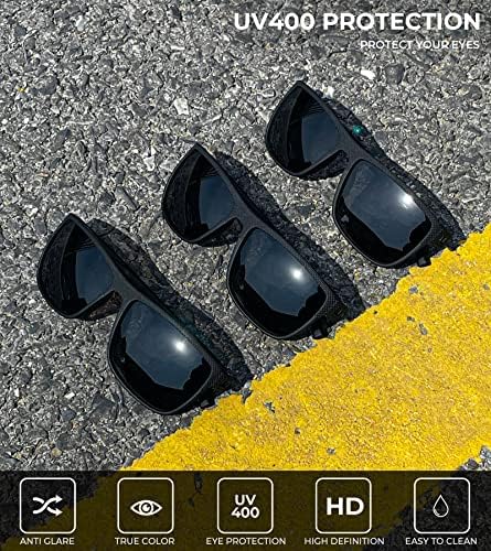 KALIYADI Polarized Sunglasses for Men, Lightweight Sun Glasses with UV Protection for Driving Fishing Golf