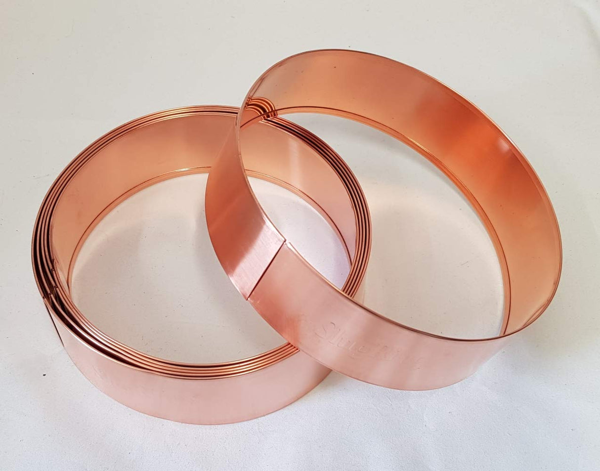 Slug Rings™ Copper Slug and Snail repellent Rings 17cm pack of 6