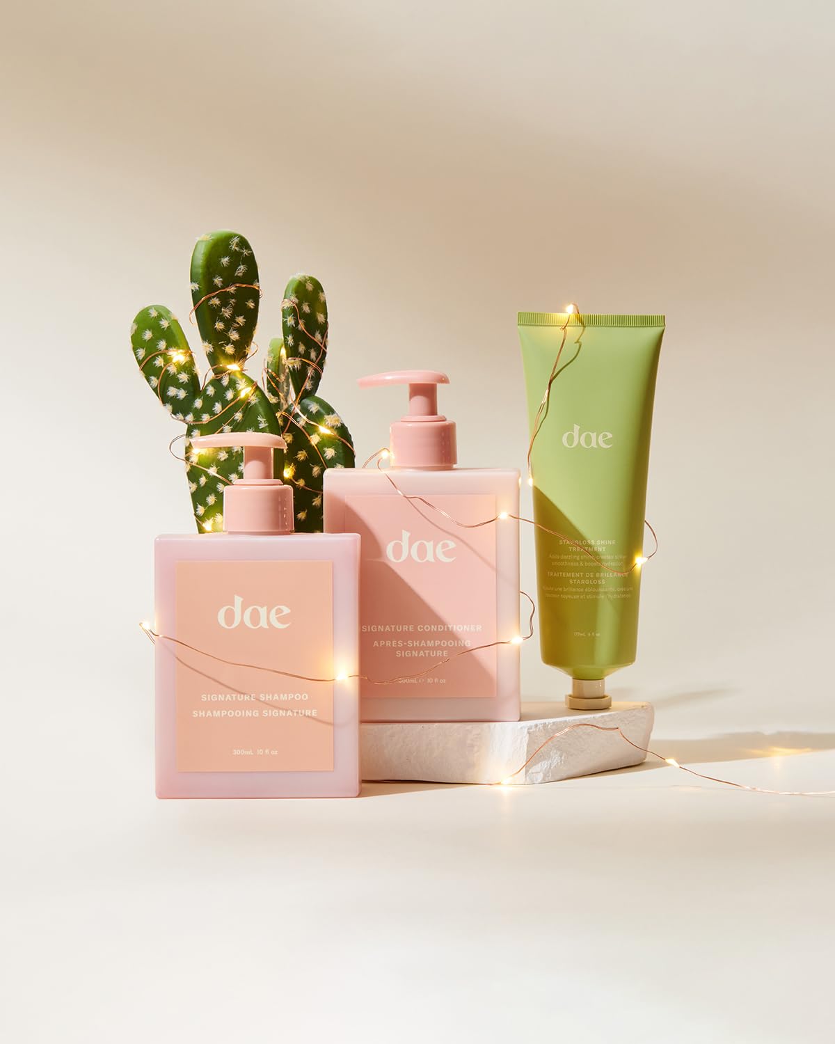 dae Hair Shine Bright Set (Signature Shampoo, Signature Conditioner & Stargloss Treatment)