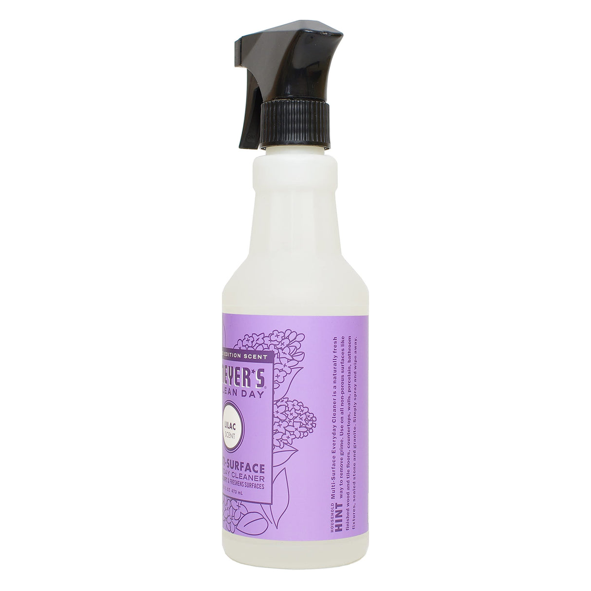 MRS. MEYER'S CLEAN DAY Multi-Surface Everyday Cleaner, Limited Edition Lilac Scent, Removes Dirt & Freshens Surfaces, 16 FL OZ Spray Bottle (Pack of 6)