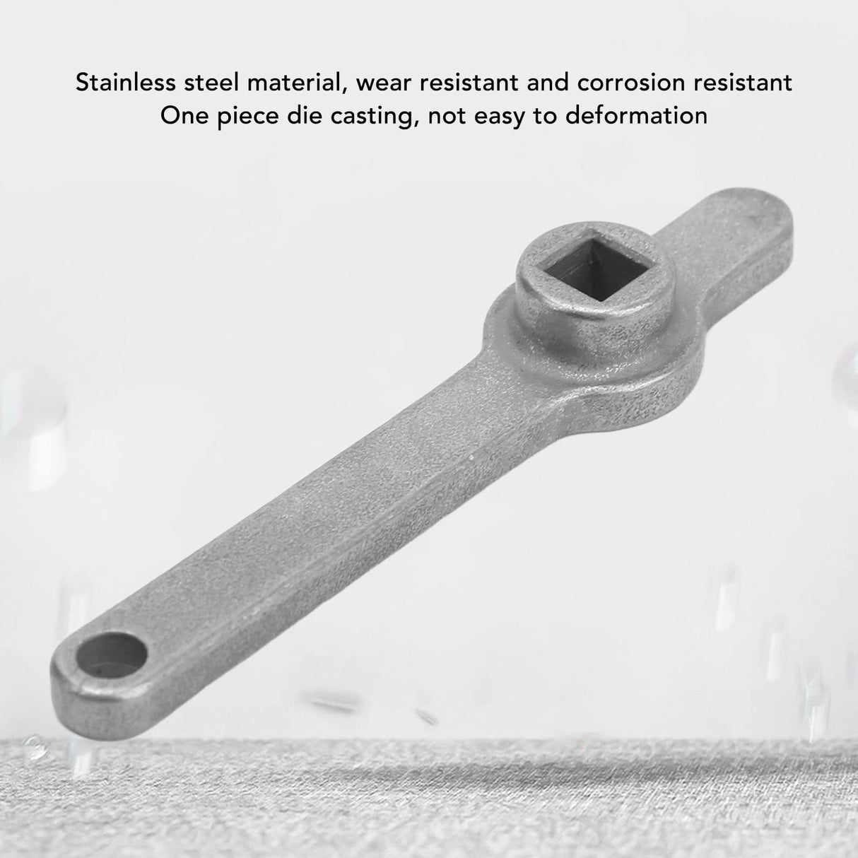 Garosa Air Outlet Handle Stainless Steel Valve Keys Square Integrated Air Outlet Wrench Bleed Hole Key Vent Air Valve Key for Heating Valve