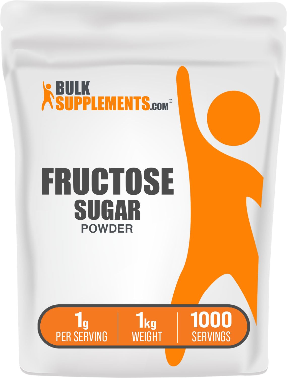 BulkSupplements.com Fructose Powder - Granulated Sugar Powder - Pure Cane Sugar Substitute - Powdered Sugar Alternative - Sugar Substitute for Baking (5 Kilograms - 11 lbs)