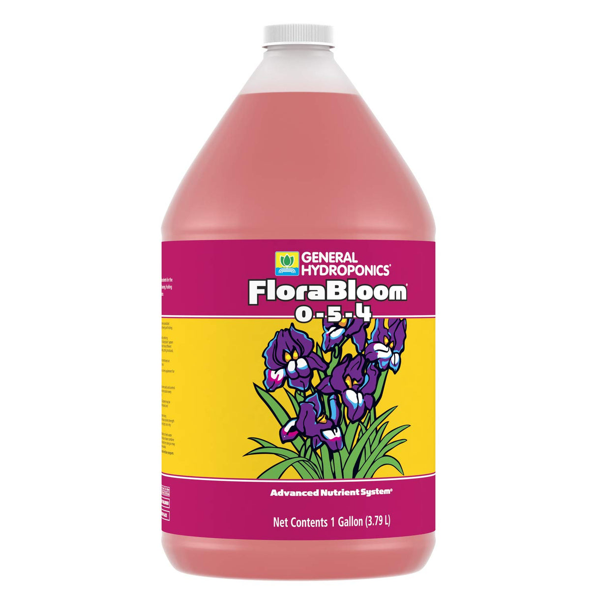 General Hydroponics 718015 FloraBloom, 1 Gallon, Magenta