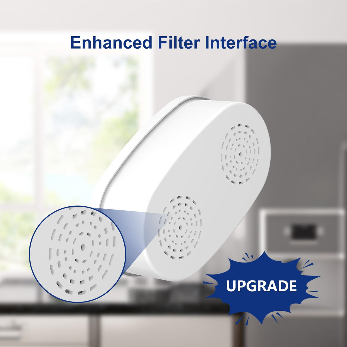 FYAEWPA 4 Pack Water-drop Replacement Filter WD-PF-01A Plus, Reduces PFOA/PFOS, Chlorine, Compatible with Water-drop Pitchers Replacement Filter,Lasts 3 Months or 200 Gallons