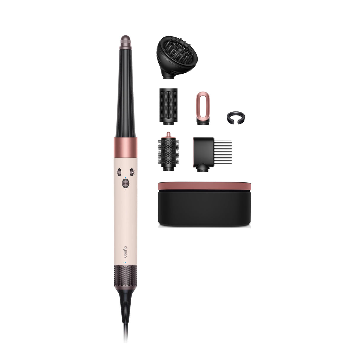 Dyson Airwrap i.d.™ Multi-Styler and Dryer Curly+Coily in Ceramic Pink and Rose Gold