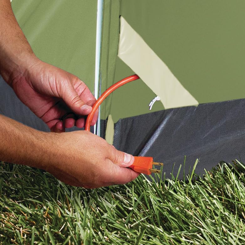 Coleman Montana 8-Person Family Tent with Rainfly, Weatherproof Family Tent Sets Up in 15 Mins, Fits Multiple Airbeds