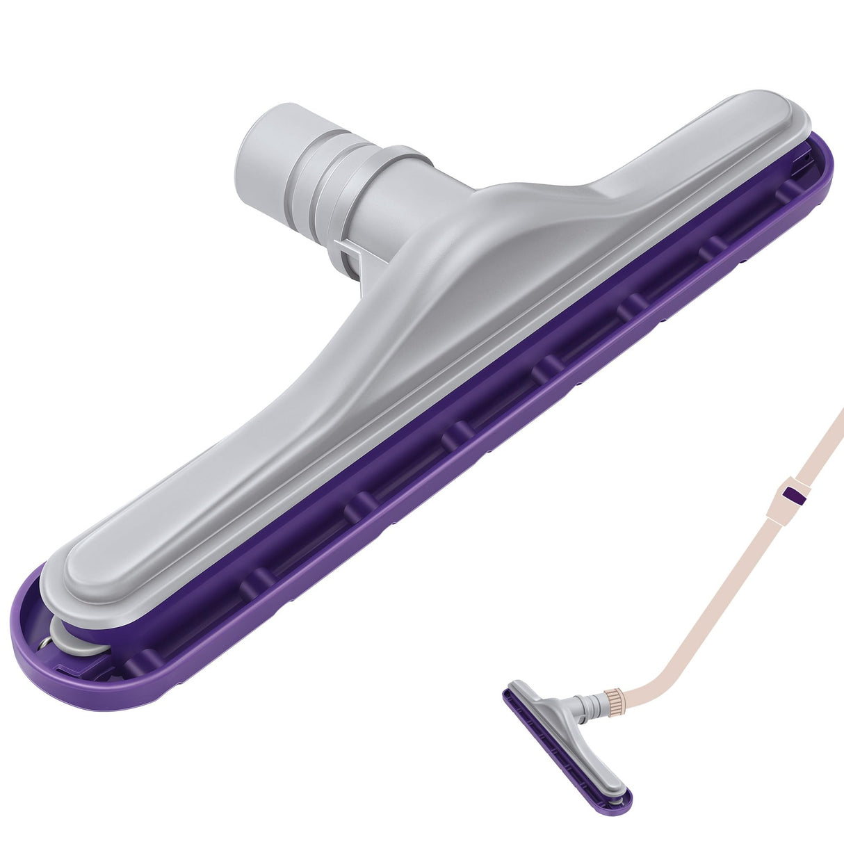 HappyAlley Replacement Floor Tool Compatible with ProTeam 101446 E-Z Glide Backpack Vacuum,Compatible with Hoover C2401, 14" Multi-Surface Brush for Commercial Cleaner (1 Pack,Nylon Brush)
