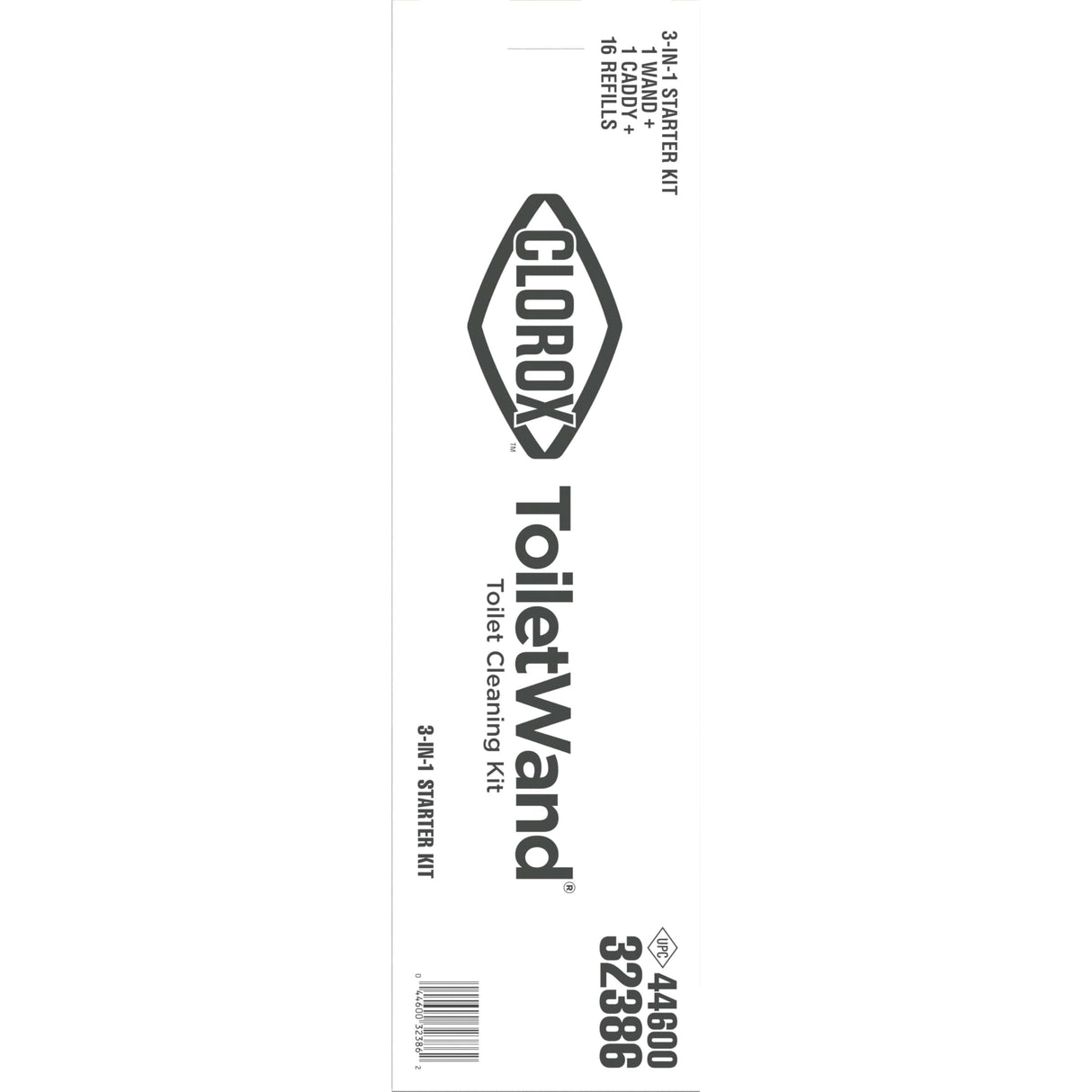 Clorox ToiletWand Disposable Toilet Cleaning System - ToiletWand, Storage Caddy and 16 Disinfecting Refill Heads