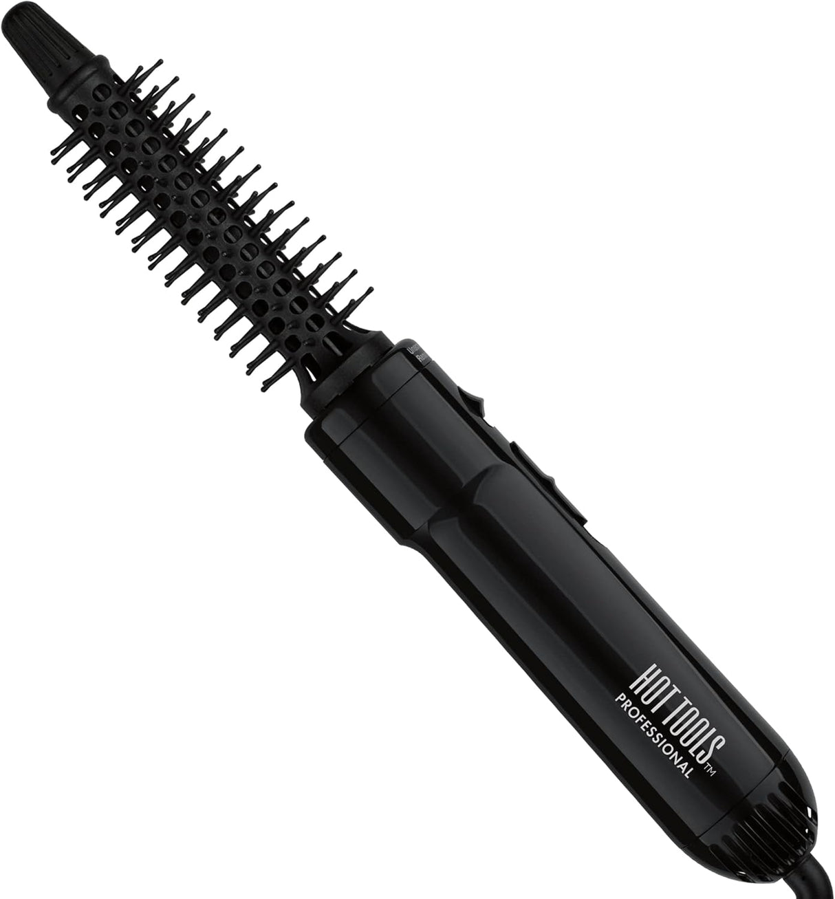 Hot Tools Pro Artist Hot Air Styling Brush, Curl, Style, Touch Ups, Black, 3/4