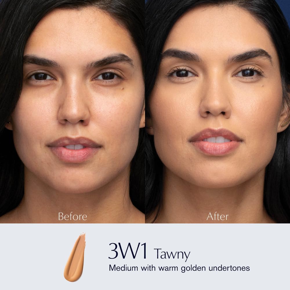 Estée Lauder Double Wear Stay-in-Place 24-Hour Long-Wear Matte Foundation Makeup, 1 Fl Oz, 3W1 Tawny