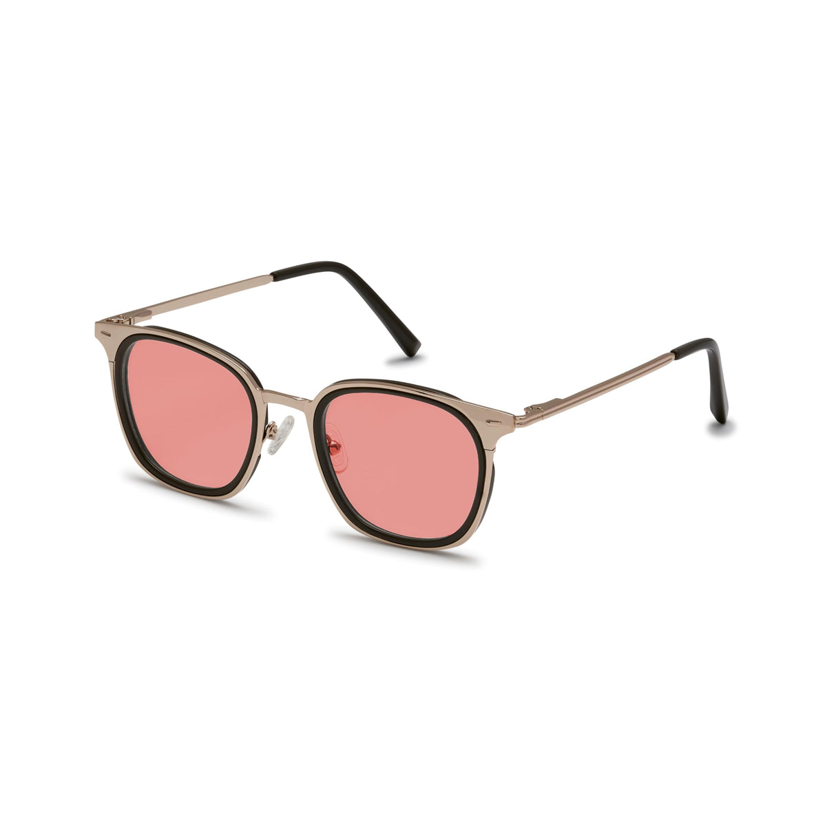 BRADDELL FL-41 Photochromic Rose Migraine Light Sensitivity Glasses for Fluorescent LED Glare & Concussion