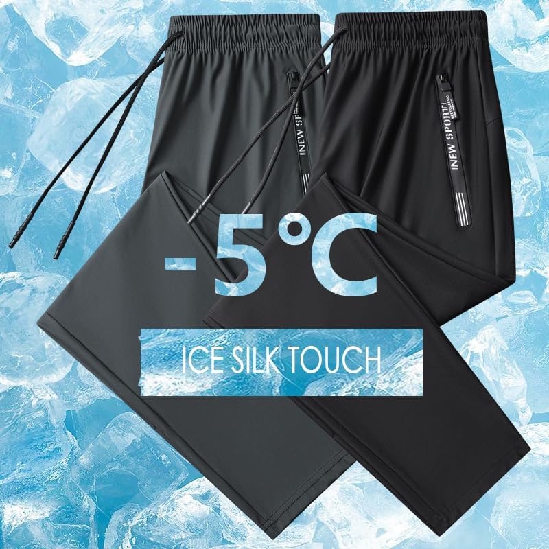 Stretchactive Quick Drying Ultra Stretch Pants for Hiking Camping Slim Fit Athletic Pants with Zipper Pockets