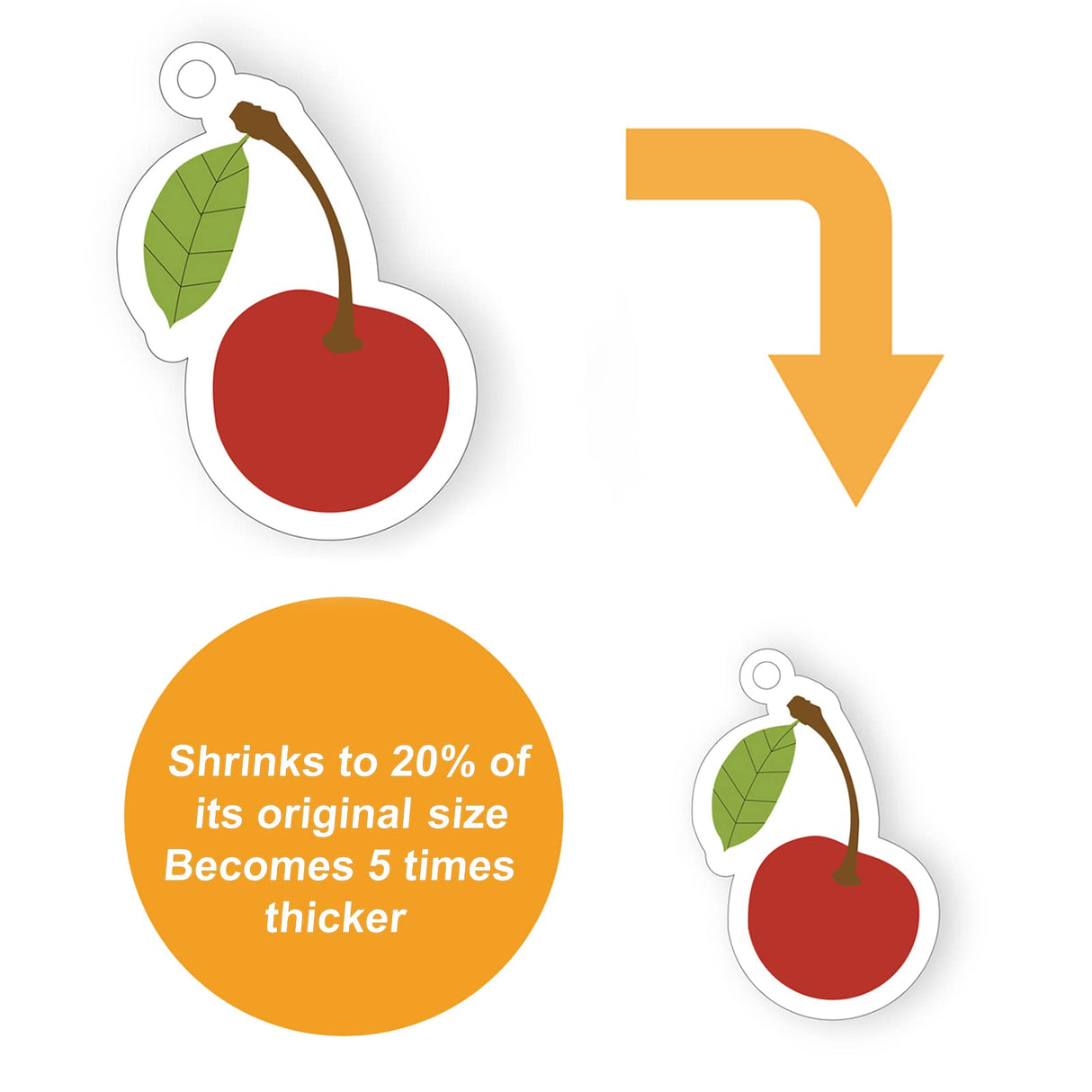 Csyidio 20 Pieces Printable Shrink Plastic Sheets, Shrink Films Papers for Mother's Day, Thanksgiving, Christmas Presents, Kids Creative Craft Projects, 11.6 x 8.2 inches