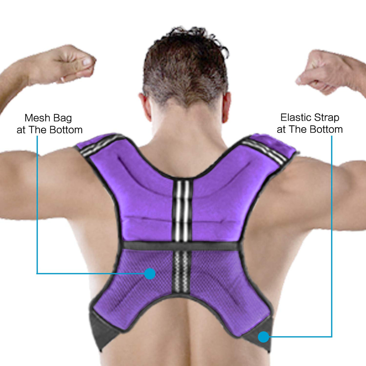 Henkelion Weighted Vest Weight Vest for Men Women Kids Weights Included, Body Weight Vests Adjustable for Running, Training Workout, Jogging, Walking