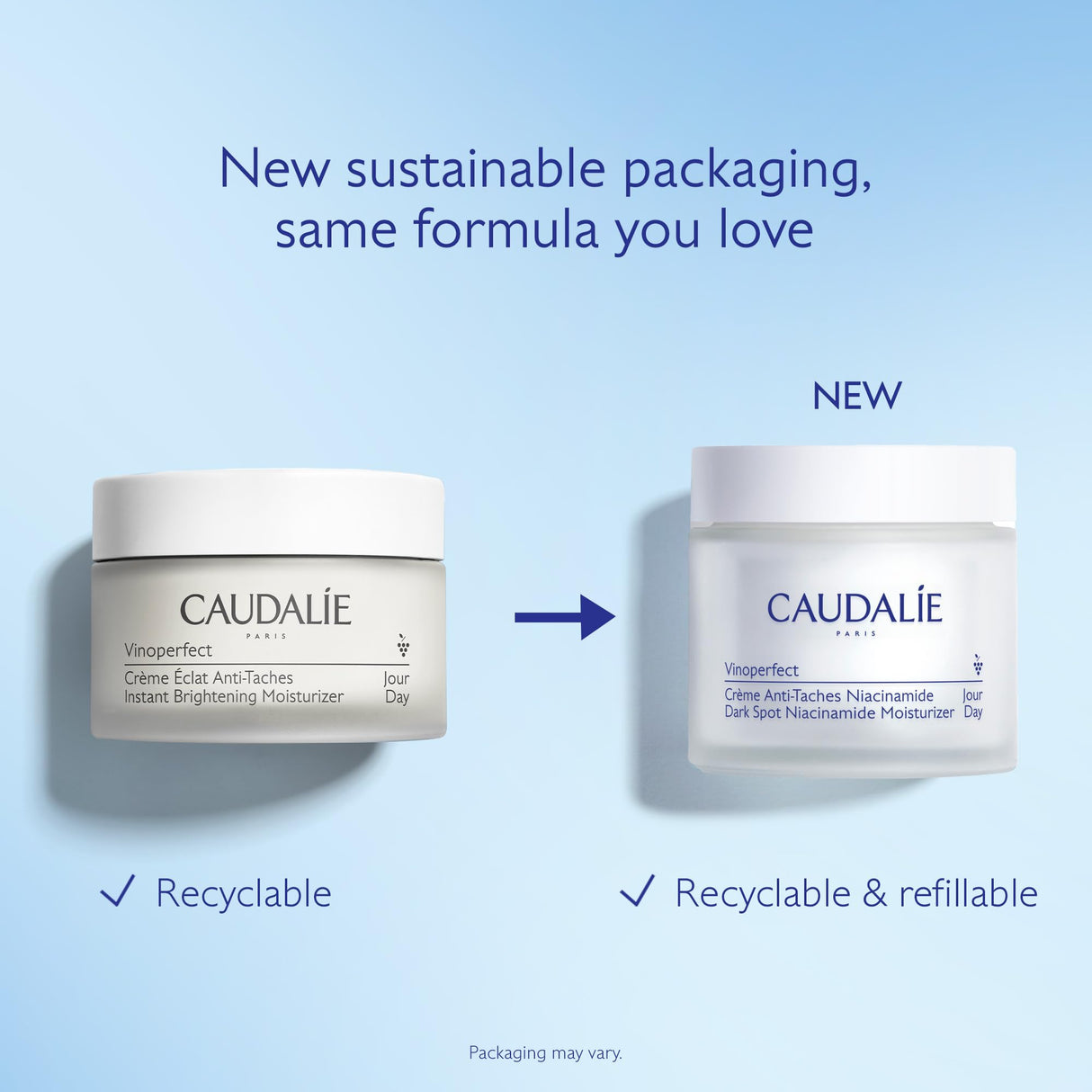 Caudalie Vinoperfect Instant Brightening Dark Spot Moisturizer with Niacinamide - 1.7 Fl. Oz, Packaging may vary