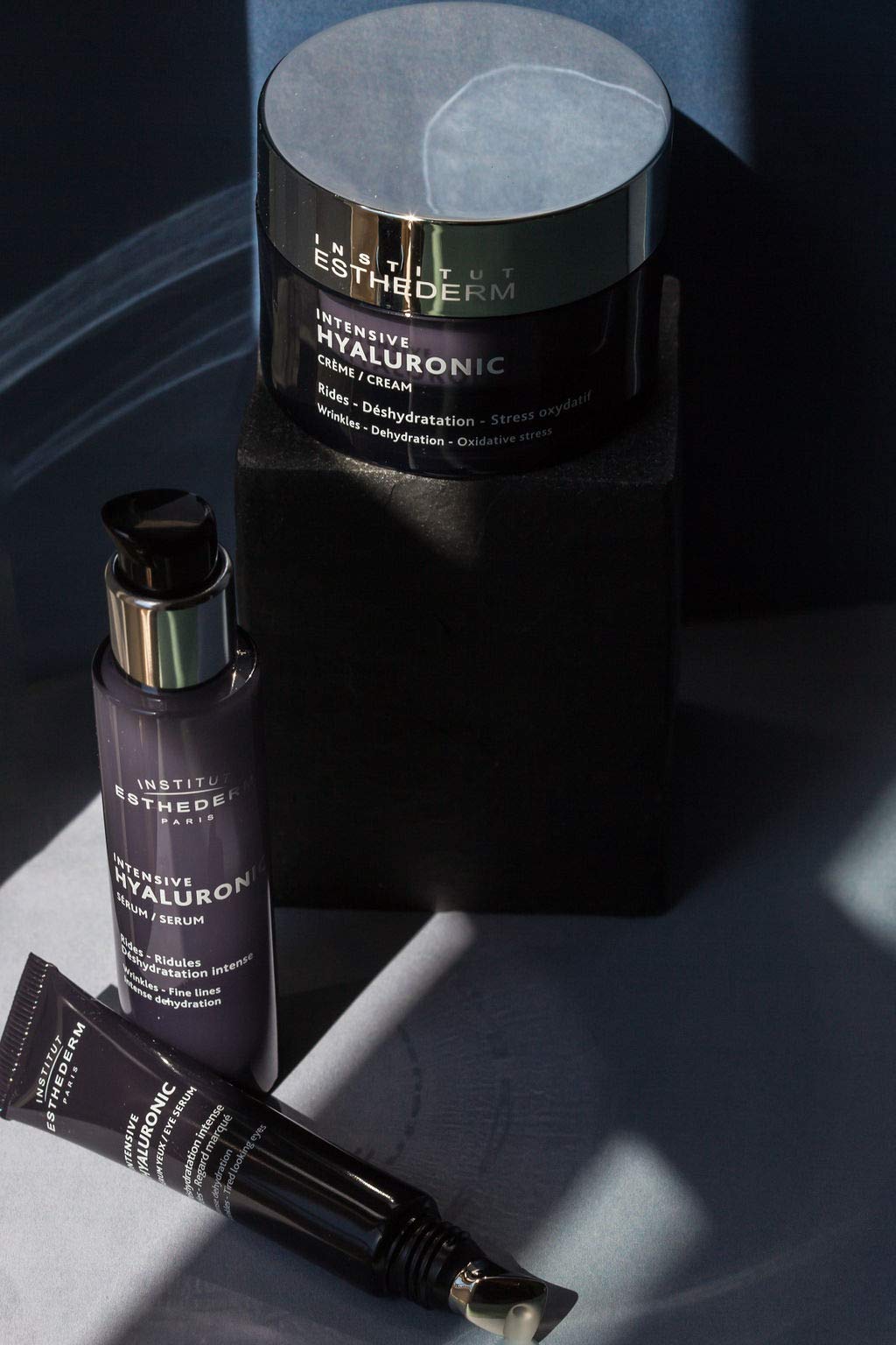 Institut Esthederm - Intensive Hyaluronic Cream - Face, Neck and Décolleté - Wrinkles and Fine Lines - Dehydrated Skin