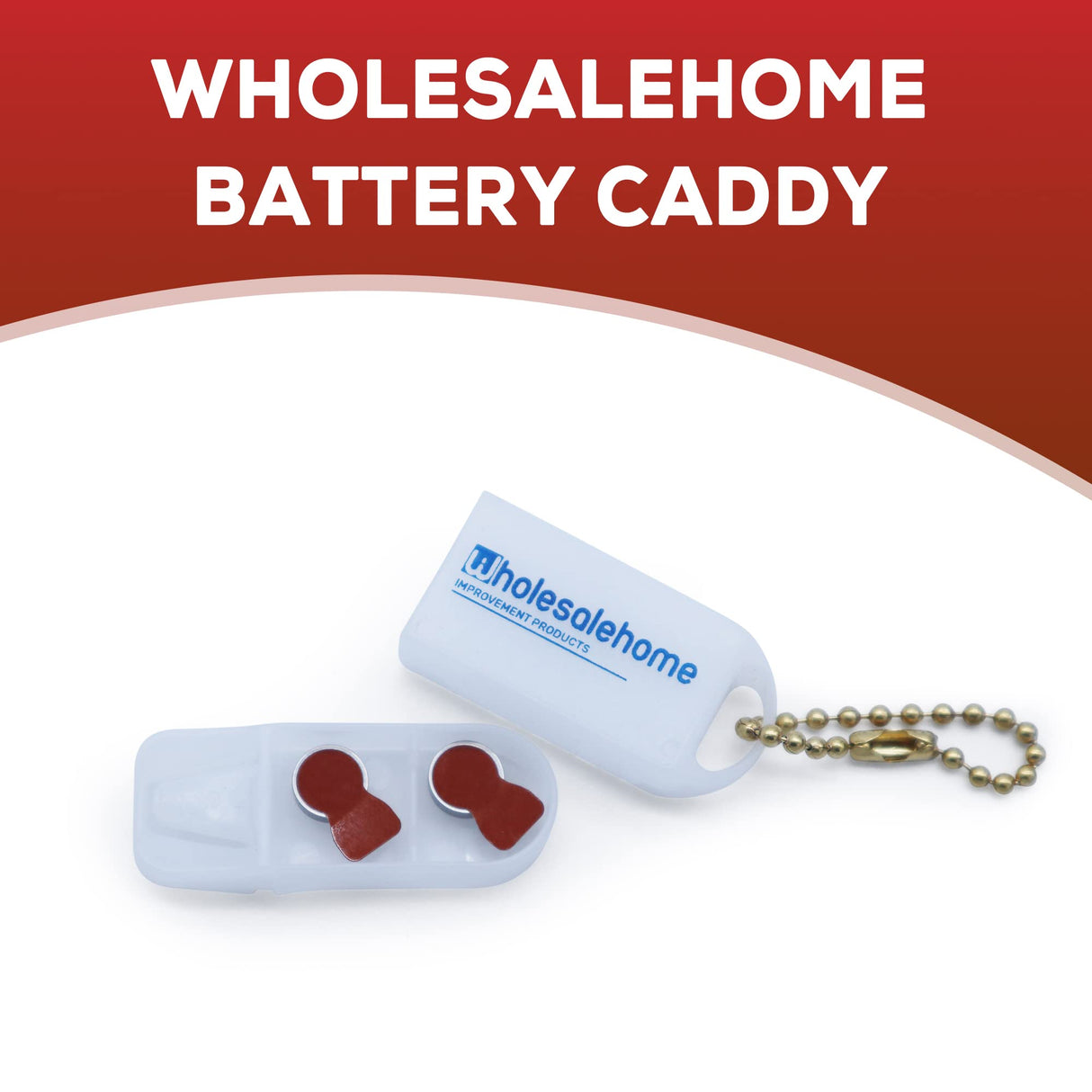 Wholesalehome Hearing aid Batteries Size 312, 80 Extra Advanced Mercury-Free Batteries with Battery Caddy