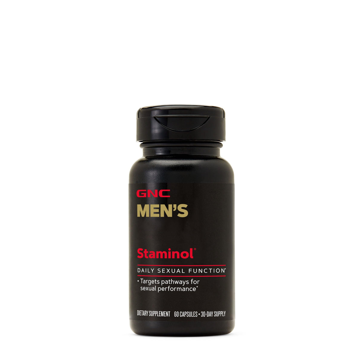GNC Men's Staminol Daily Male Performance Formula, Key Nutrients, 60 Capsules