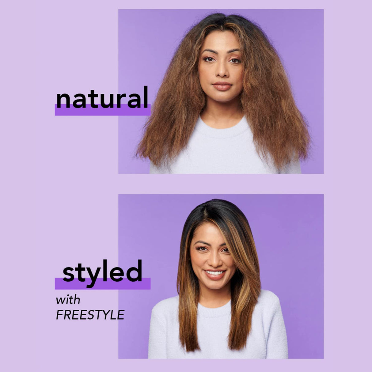 Instyler Freestyle Ceramic Styling Wand | Salon Quality at Home | Ionic Tip Barrel | Dual Voltage Tool | Ceramic Heated Bristles | Frizz Reducing Brush