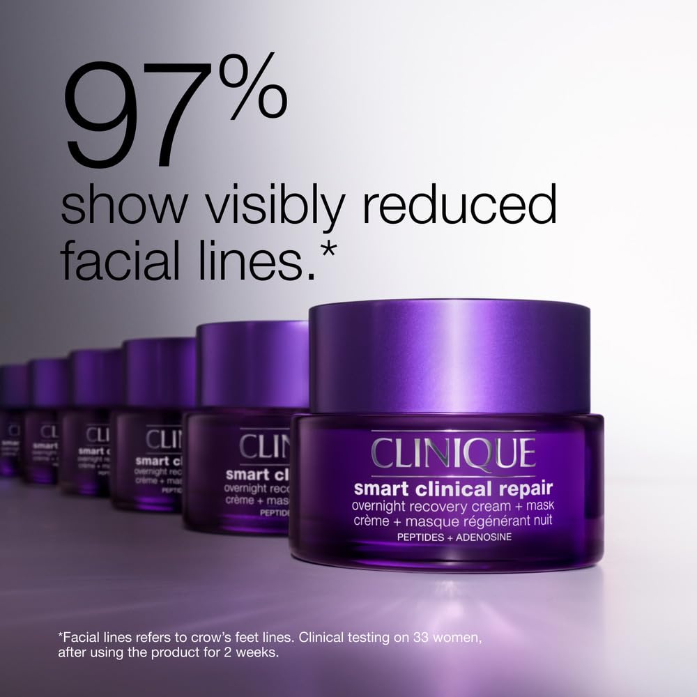 Clinique Smart Clinical Repair Overnight Recovery Cream + Mask, 1.7 Fl Oz
