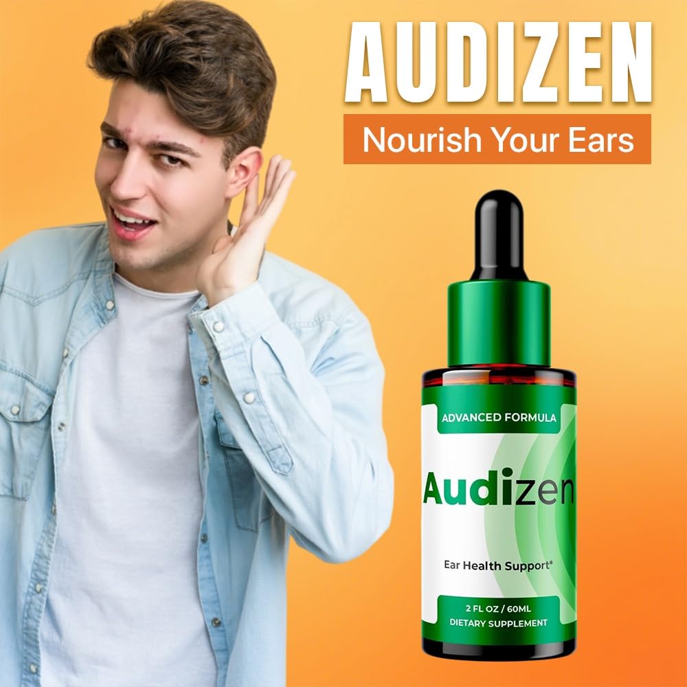 SPRESSO (1 Pack) Audizen Ear Droppers – Audizen Hearing & Ear Health Support Drops – Audizen for Tinnitus Premium Drops Formula for Overall Daily Wellness - Audi Zen Droppers Reviews (2Oz/60ml)