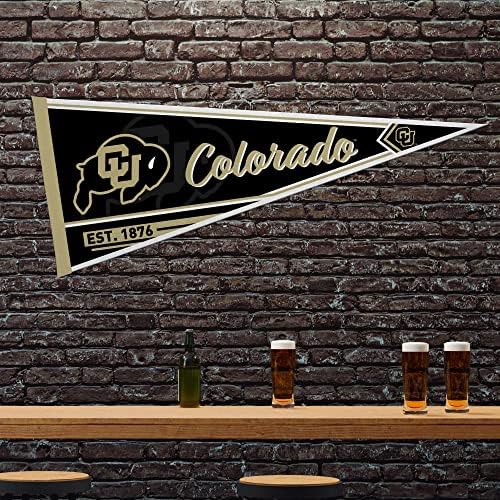 Rico Industries NCAA Classic 12" x 30" Felt Wall Décor Pennant - Great for Home/Bed Room/Man Cave Décor