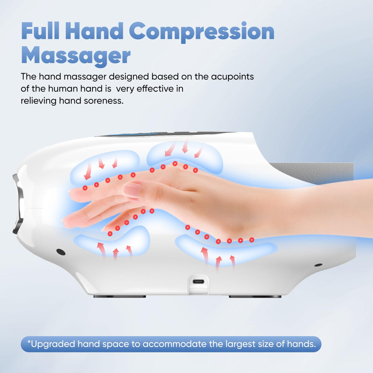 belhope Hand Massage Device with 9 Modes and 4 Heating Options for Hot and Cold Therapy Hand and Wrist Massager for Arthritis and Carpal Tunnel Relief Ideal Home Gift FSA HSA Eligible