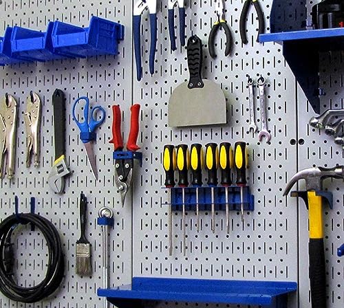 Wall Control 30-P-3232G Gray Metal Pegboard Pack
