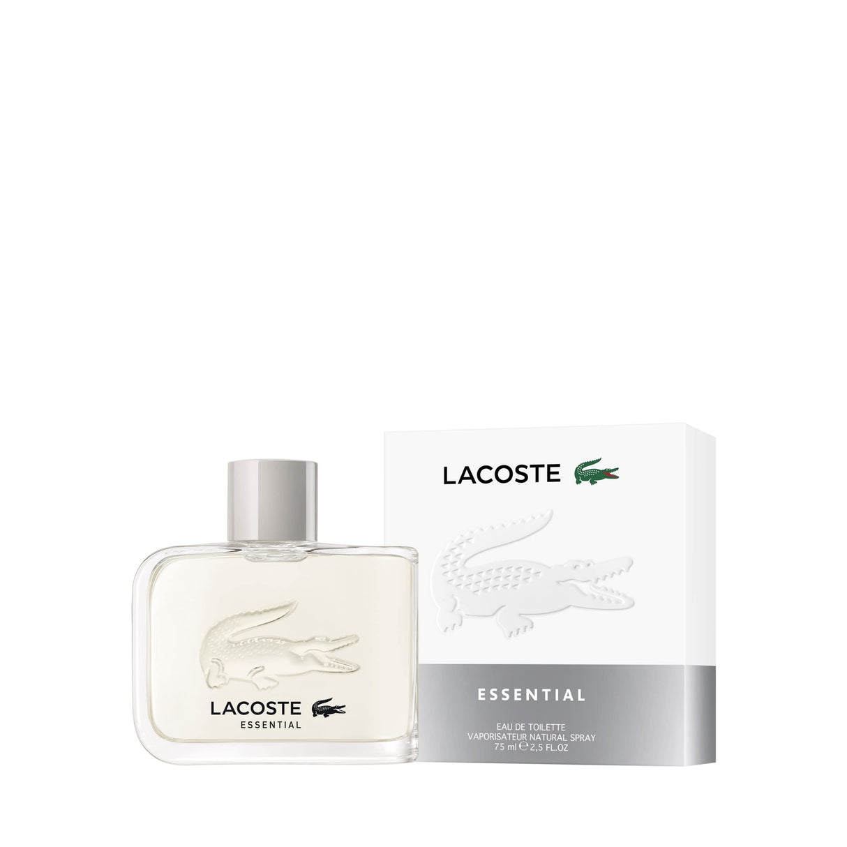 Lacoste Essential Eau de Toilette - Long Lasting Fragrance with notes of Citrus, Rose & Patchouli - Fougere & Aquatic - 4.2 fl. oz.