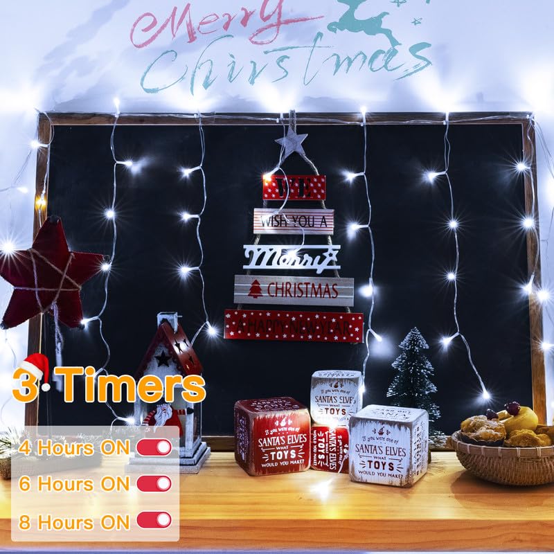 Ollny Icicle Lights for Outside 504LED 41FT, Cool White Christmas Light with Remote 8Modes Timers Waterproof, Plug in Connectable Hanging Lights for Outdoor Indoor House Roof Holiday