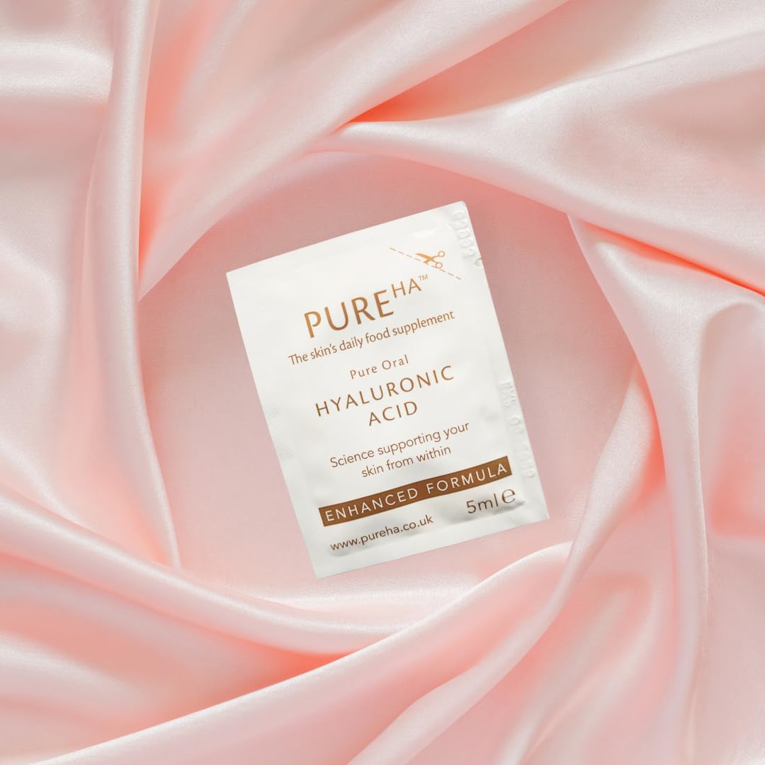 PureHA Liquid Hyaluronic Acid Skincare + Vitamin C – Nourish, Protect, Rejuvenate - Radiant Skin from Within Skincare Supplement + Joint Care 30-Days
