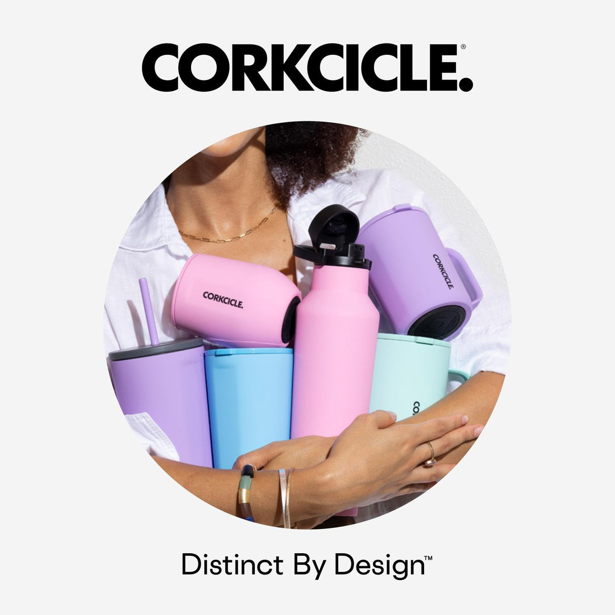 Corkcicle x Rifle Paper Co. Triple Insulated Coffee Mug with Lid & Handle - Keeps Beverages Hot for 3+ Hours - Gift for Mom - Great for Mother's Day or Christmas - 16 oz - Garden Party