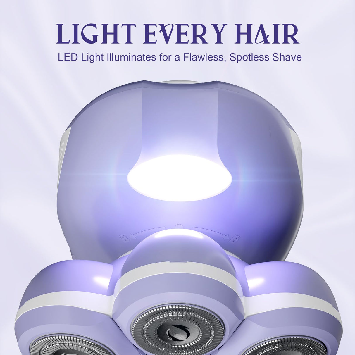 Bartrimber 7D Electric Razor for Women: Fast & Painless Full-Body Shaver for Legs & Face – Waterproof Hair Remover with Light & Travel Cover – Wet/Dry Use, Smooth Close Shave, Birthday Mother’s Gift