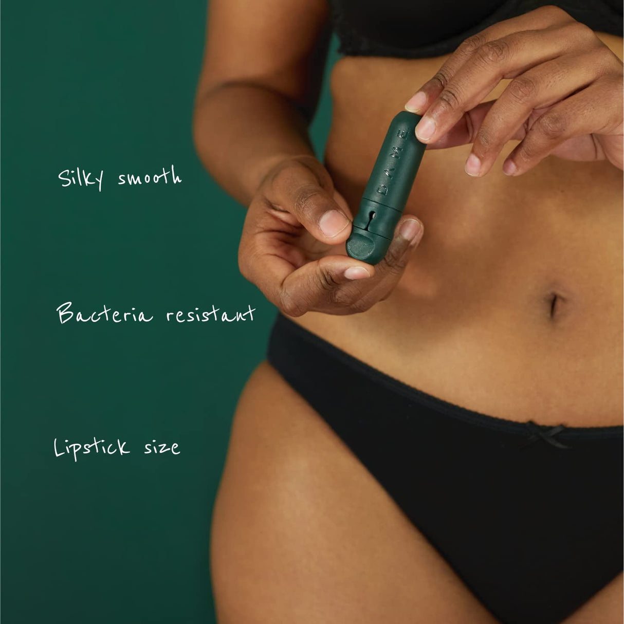 3 Pack DAME Reusable Tampon Applicator | No Boiling Required, Self-Sanitising Technology | Includes 3 Toxin-Free Organic Cotton Tampons | B Corp, Eco-Friendly, Sustainable Period Care | Reduce Plastic